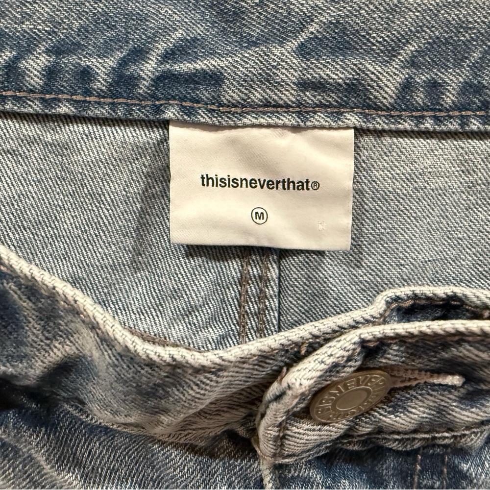 ThisIsNeverThat Washed Denim Short - Washed Blue - Picture 12 of 15
